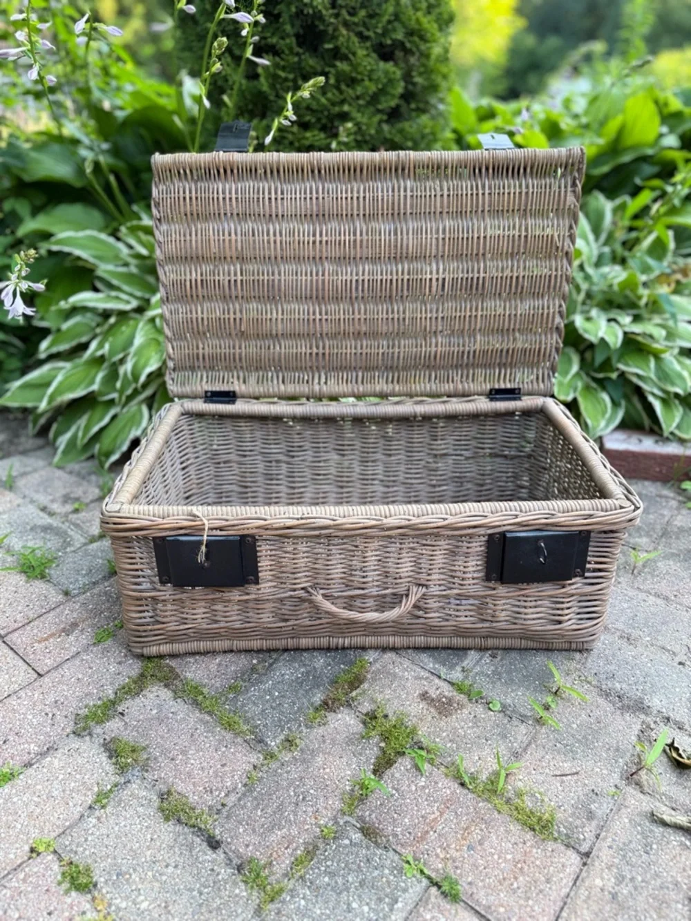 Pottery Barn Wicker Storage Trunk